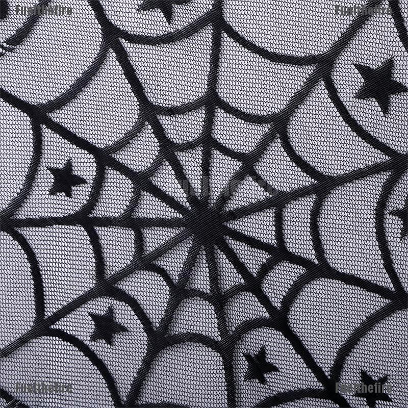 Khăn Trải Bàn Họa Tiết Mạng Nhện Trang Trí Halloween