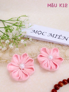 Cột tóc, kẹp tóc ruy băng handmade cho bé