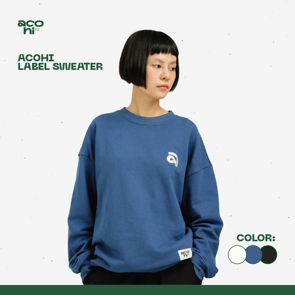 ÁO ACOHI LABEL SWEATER