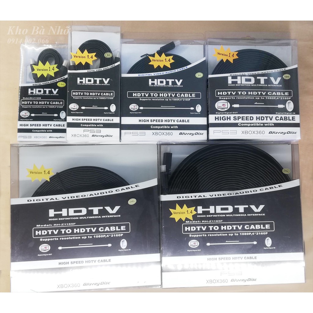 (10m) Dây HDMI XBOX 360 cao cấp. Hỗ trợ hình ảnh độ phân giải cao HD, full HD 1080p, 3D,2K,