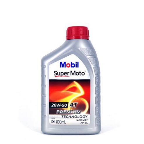 Nhớt xe máy Mobil Super 4T 20W50 800ML - 1LIT S033