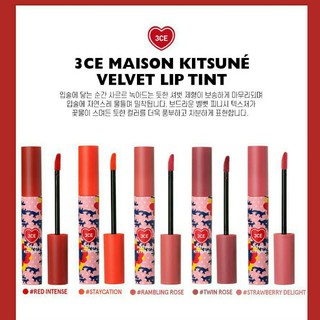 Son kem lì 3CE Maison Kitsune Velvet Lip Tint