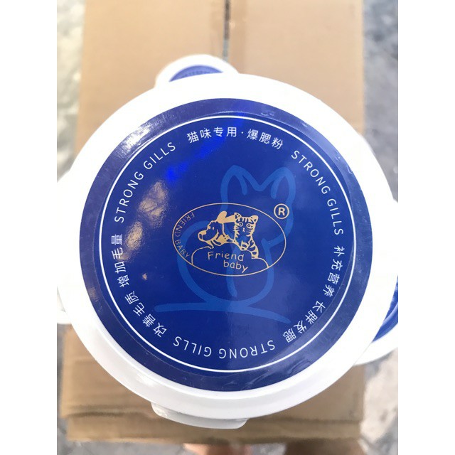 Bột Tăng Nọng Và Tạo Phom Mặt Cho Mèo Strong Gills Friend Baby Hộp 200g