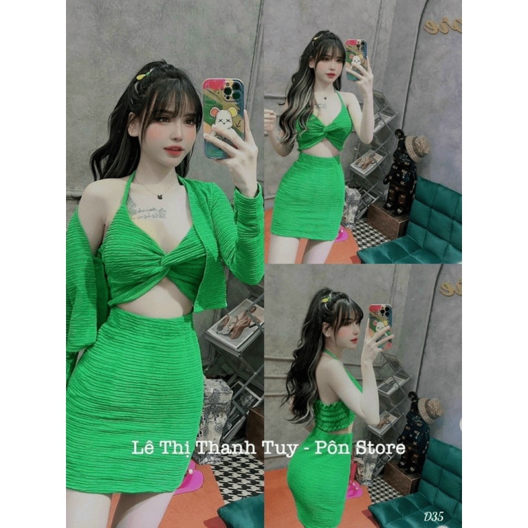 (Free Ship) SÉT ĐẦM CÁC NÀNG DIỆN ĐẦM SEXY NHƯ NÀY ĐI TIỆC THÌ THA HỒ THU HÚT ÁNH NHÌN TỪ ĐỐI PHƯƠNG BỞI SỰ NÓNG BỎNG CỦ
