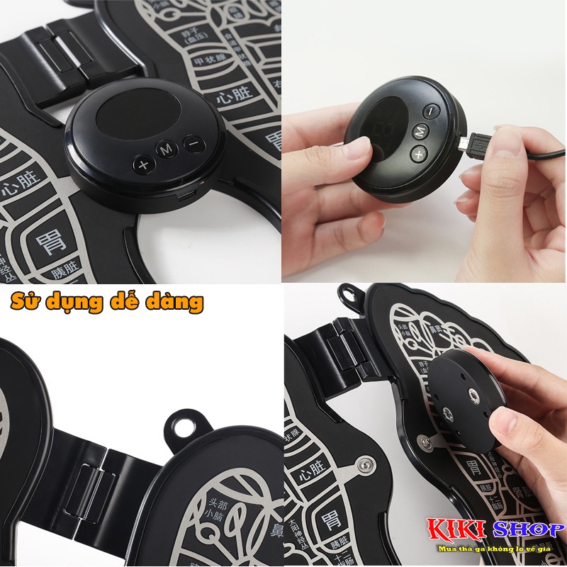 [HCM]máy massage chân ems,Giúp Lưu Thông Khí Huyết, Thảm massage chân trị liệu đau mỏi bằng xung điện-[GM-ZDAMYB]