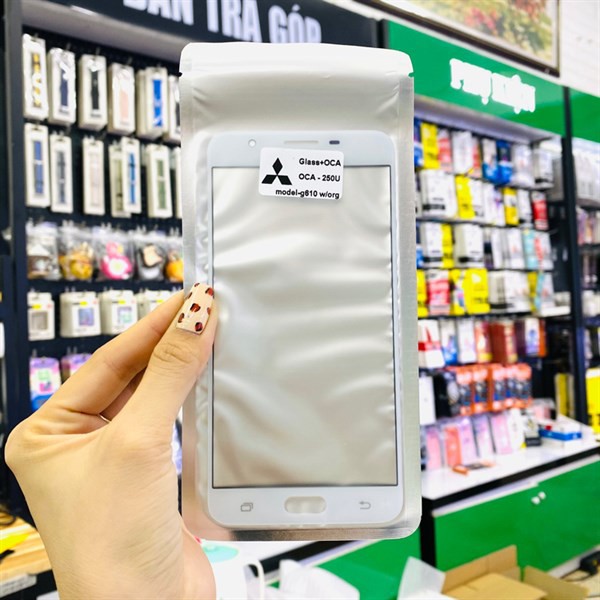 Kính ép oca có sẵn keo Samsung J7 prime / G610 OCA chất lượng , giá tốt