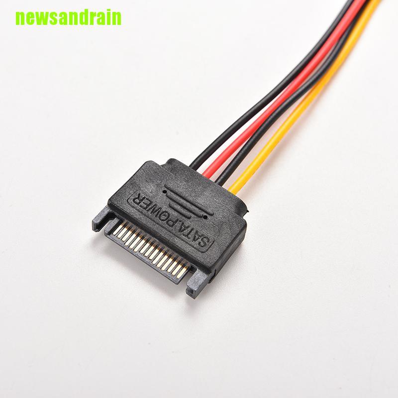 Dây Cáp Nối Dài Chuyển Đổi Nguồn Điện 8 Inch Male Sang Female 15 Pin 15p Sata