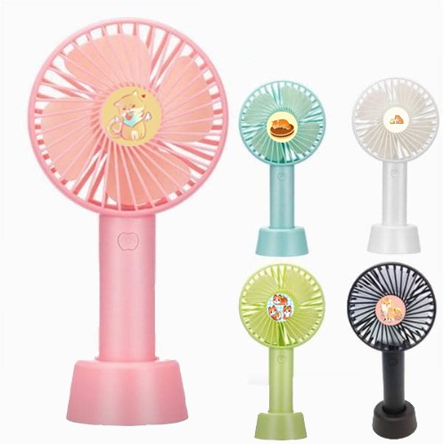 Quạt sạc chó shiba mèo kitty usagyuuun yakult QSI13 cute dễ thương quạt usb hoạt hình