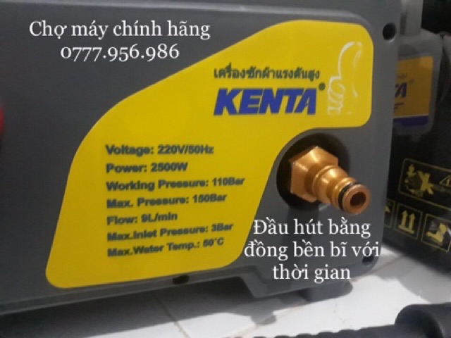 Trọn bộ máy rửa xe cao cấp KENTA 2500W sản phẩm kết hợp 2 nước NHẬT và THÁI