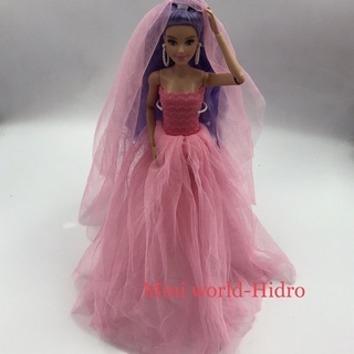 Vay4 Đồ búp bê barbie, model muse. Mã váy Barbie A