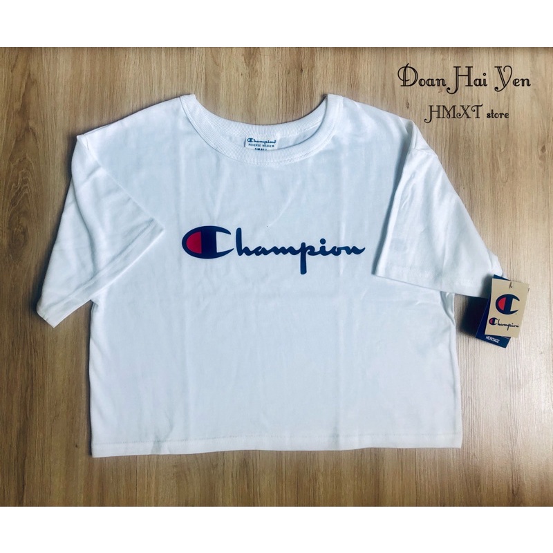 Áo thun nữ croptop Champion chính hãng