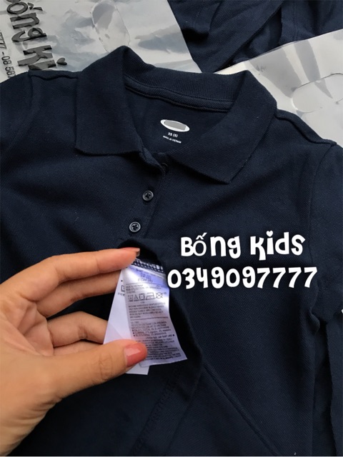 Váy Polo Bé Gái Xanh Than