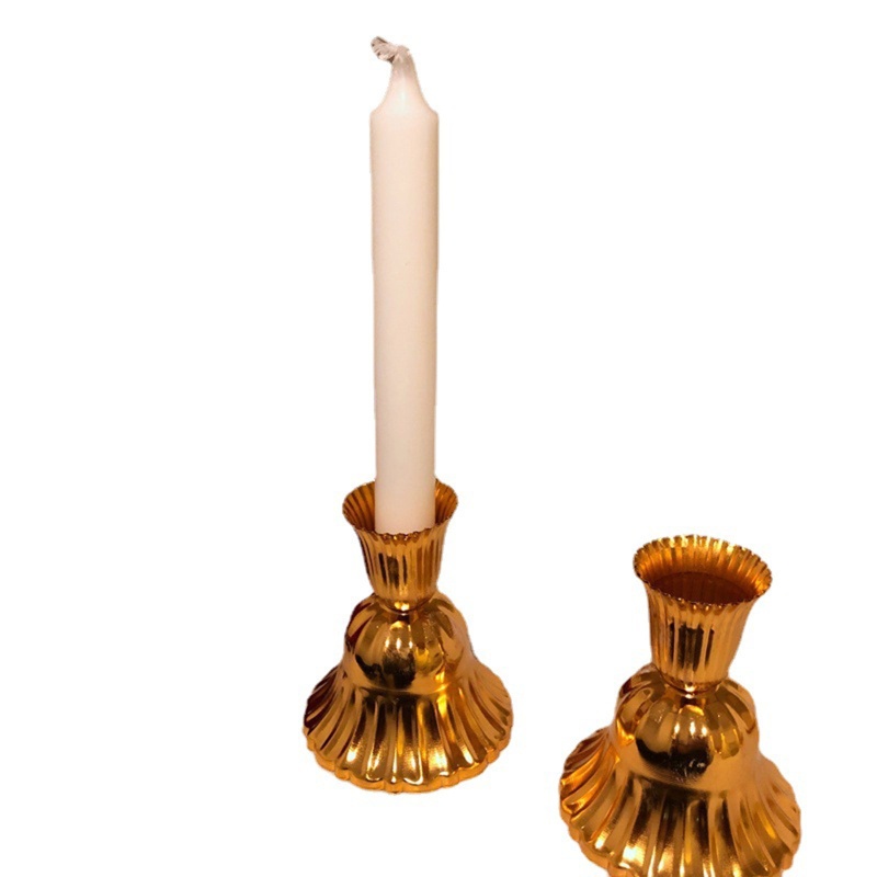 Giá Đỡ Nến Màu Vàng Siêu Chắc Dùng Trang Trí Nhà Cửa