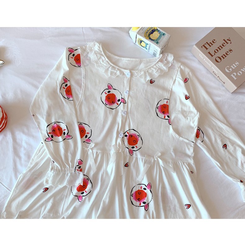 Bộ Bầu Dài Tay Sau Sinh-SAQ185