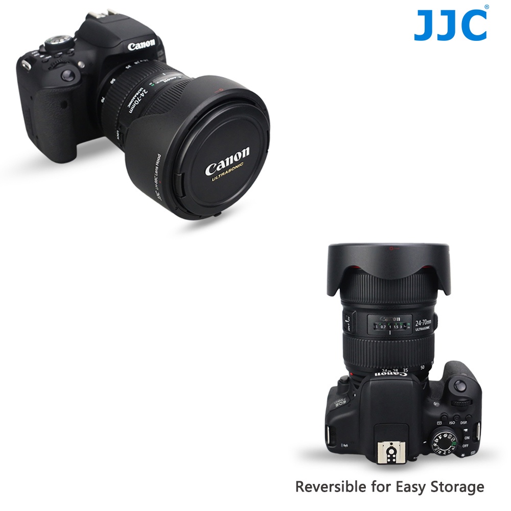 JJC Loa Che Nắng EW-88C Cho Ống Kính Canon EF 24-70mm f / 2.8L II USM Zoom, Thay Thế Cho Canon EW-88C Lens Hood