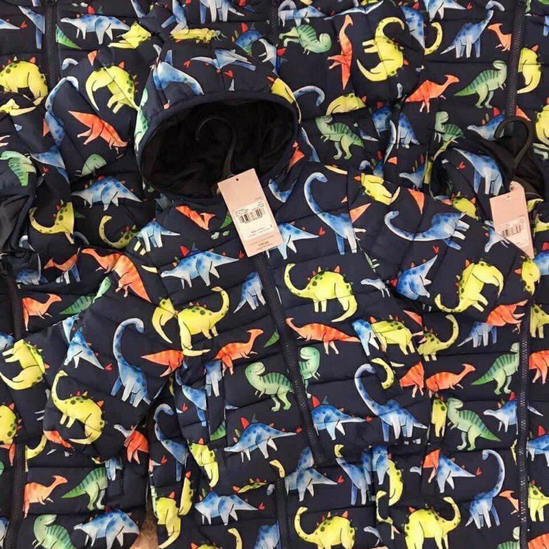 Áo phao Tu khủng long dư xịn cho bé trai