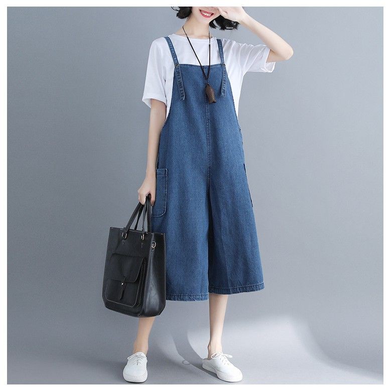[ORDER] Yếm denim bigsize (fit đến 80kg) - Có ảnh thật | BigBuy360 - bigbuy360.vn