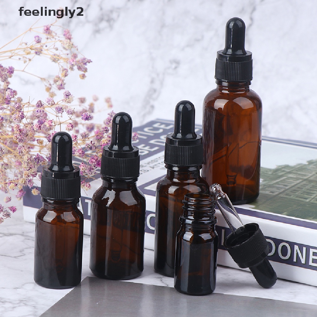 [Hàng mới về] Chai thủy tinh rỗng 5 / 10 / 15 / 20 / 30ml đựng tinh dầu tiện dụng