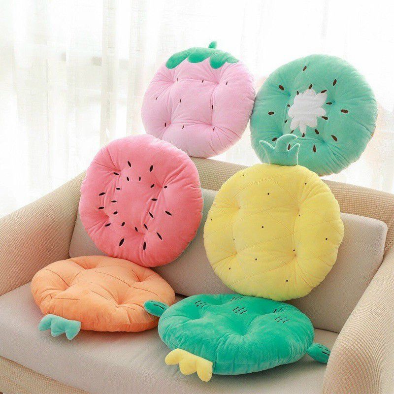 ĐỆM NGỒI TRÒN HÌNH TRÁI CÂY,giao màu ngẫu nhiên,,
