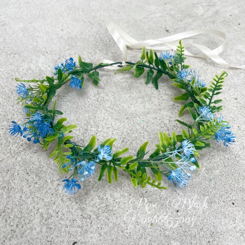 Vòng hoa kỉ yếu có trắng, hồng, vàng baby mã RaL-99