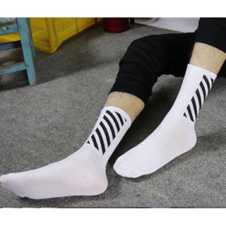 Tất Offwhite cổ cao trắng (Có ảnh tự chụp)