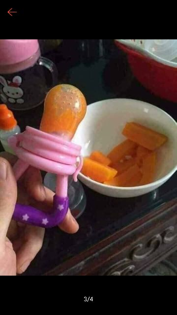 Núm nhai / Túi Nhai Trái Cây Cho Bé Tập Ăn Dặm