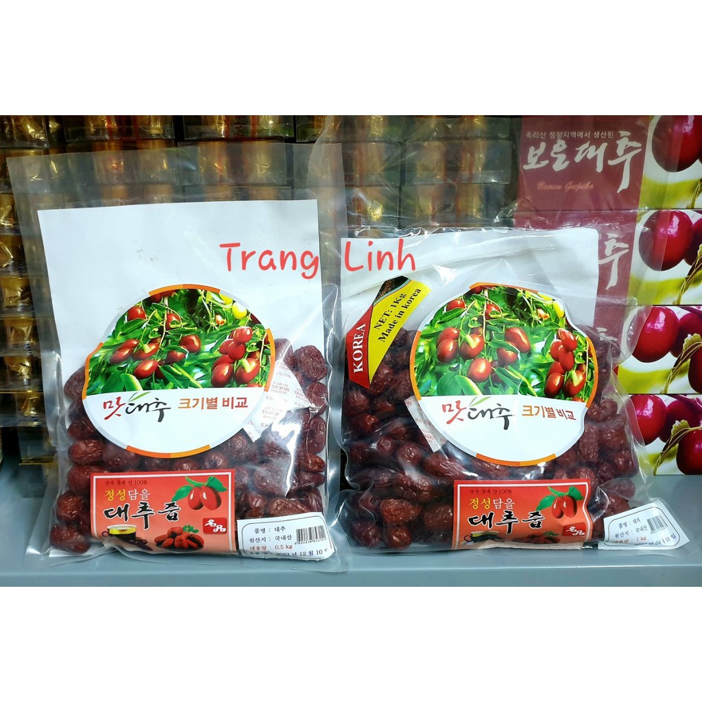 Táo đỏ sấy khô hàn quốc, Táo đỏ bổ sung vitamin, Sức khỏe, Túi 500g | BigBuy360 - bigbuy360.vn