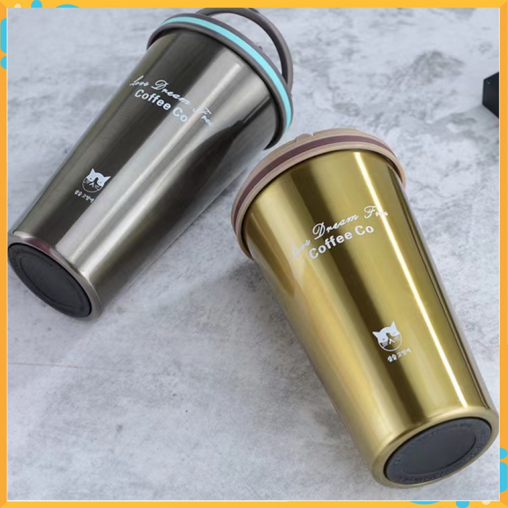 Cốc giữ nhiệt pha trà, pha cafe inox 304 giữ nhiệt nóng 6h, lạnh lên tới 12h, cốc giữ nhiệt