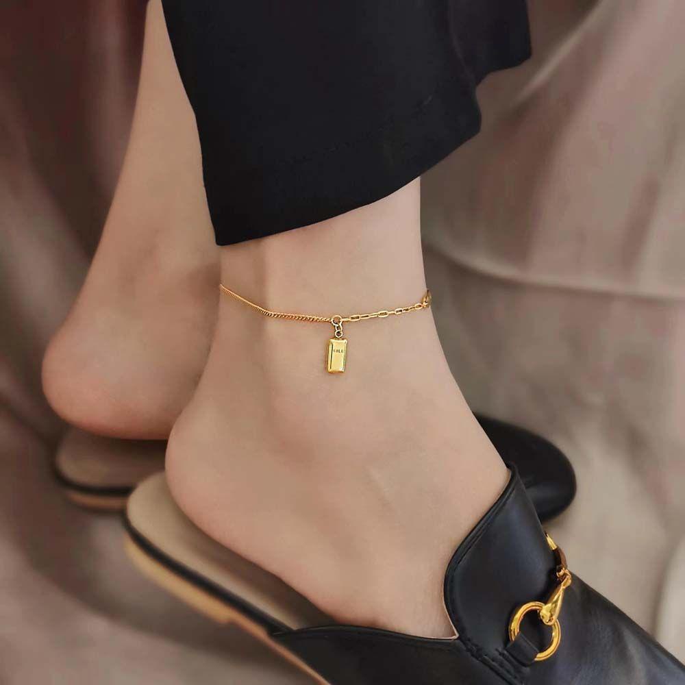 Vòng Tay Đơn Giản Phong Cách Punk Cổ Điển Cho Nữ