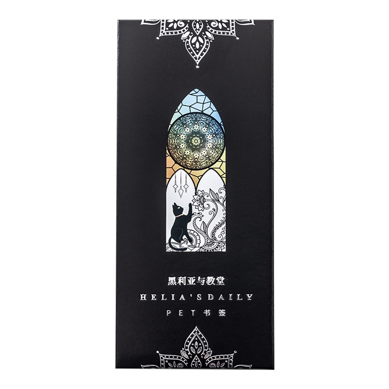 Bộ 6 Kẹp Đánh Dấu Trang Sách Hình Mèo/Bướm Dễ Thương Dành Cho Học Sinh/Văn Phòng