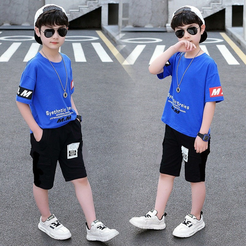 Set bộ quần áo mùa hè 16-45kg dành cho bé trai. MA01