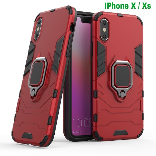 Ốp lưng Iphone X / Xs chống sốc Iron Man Iring siêu bền