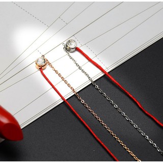 Lắc Tay Dây Đỏ May Mắn Titan Không Đen TT 0969