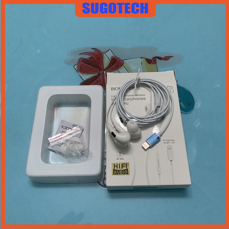 Tai nghe ĐT táo có dây Borofone BM30 Pro 😍FREE SHtáo😍 âm thanh cực đỉnh bảo hành 12 tháng