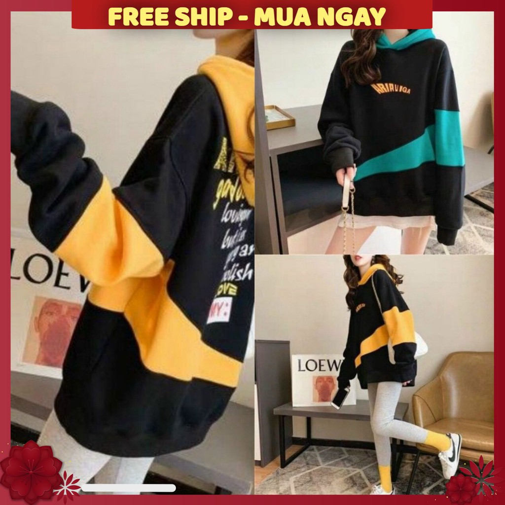 ÁO HOODIE NỮ ❤️FREESHIP❤️ áo khoác hoodie VẢI NỈ NHIỀU MÀU (ANDEARDI) FREE SIZE DƯỚI 60KG