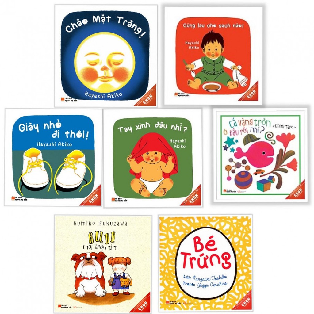Sách - Combo 6 Cuốn Ehon Nhật Bản - Giờ Chơi Của Bé