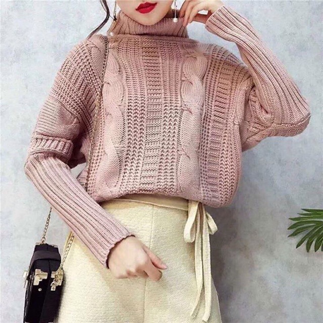 Áo len cao cổ                                                                                                           