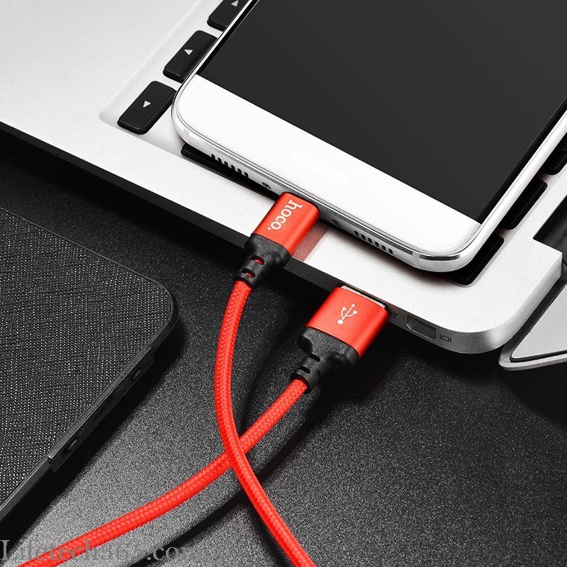 Dây Sạc Nhanh Android Chính Hãng Hoco X14 Type-C to C PD 60W và Cáp Sạc Hoco USB to Type-C 2.4A Cho Samsung,Xiaomi...