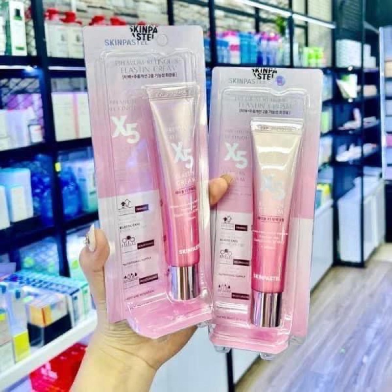 Kem trẻ hoá da Retinol X5 Elastin Cream Skinpastel 30ml Hàn Quốc