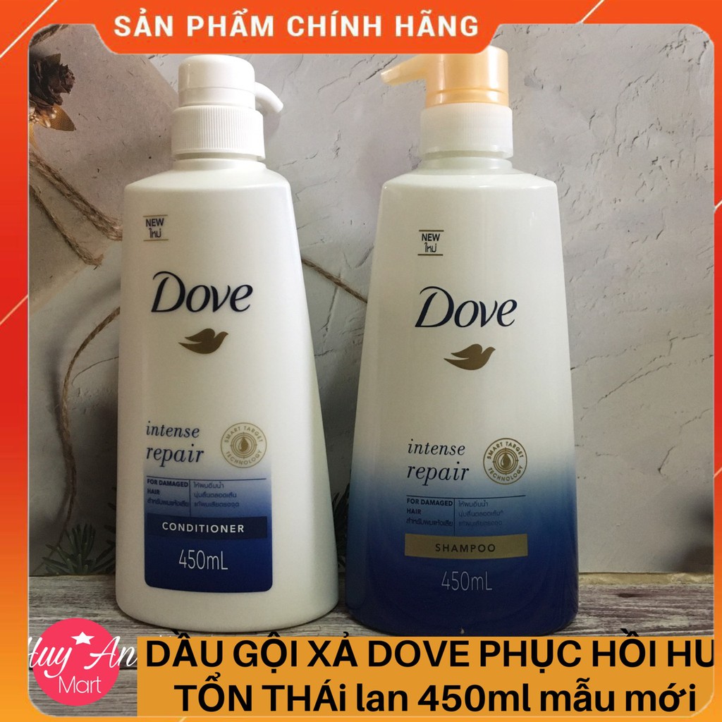 Dầu gội - dầu xả Dove Thái Lan mẫu mới 450ml 💥HÀNG CHÍNH HÃNG💥