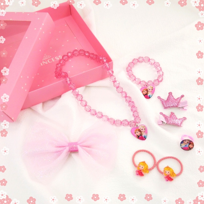 Set 8 Phụ Kiện Tóc/Kẹp Tóc/Kẹp Tóc/Băng Đô Kiểu Công Chúa Xinh Xắn Cho Bé
