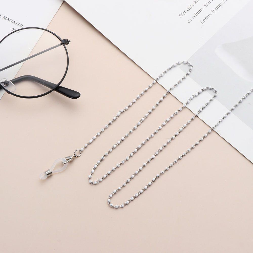 NEXTVN Kính Đọc Sách Phối Chuỗi Hạt Kim Loại Đeo Cổ Chống Thất Lạc Thời Trang
