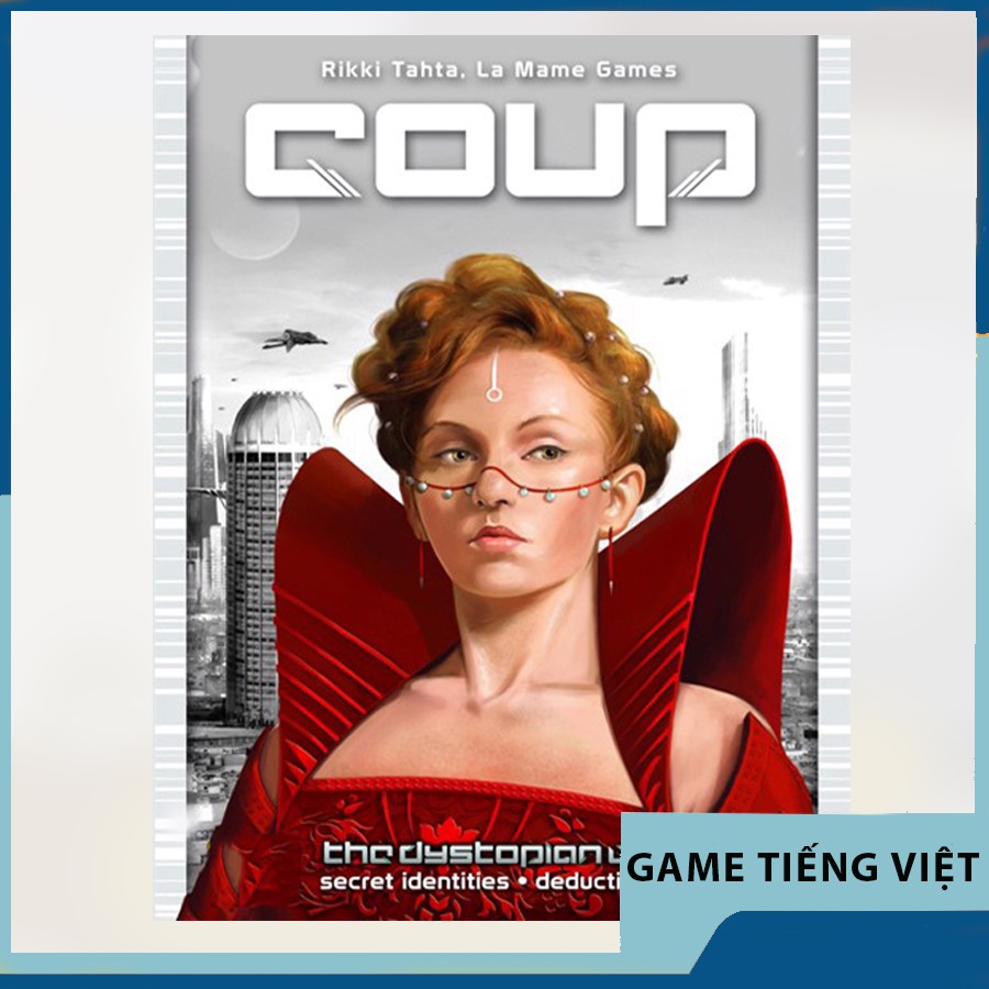 Đồ chơi thẻ bài Coup 52 lá phiên bản Việt, game nhập vai hấp dẫn tranh giành quyền lực [GIÁ RẺ]