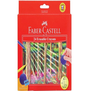 Bút Sáp Màu Faber Castell 24 màu (Có thể tẩy được)