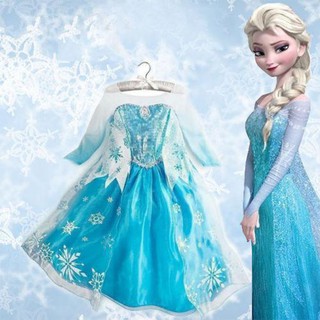 Đầm hóa trang Elsa 2-9 tuổi