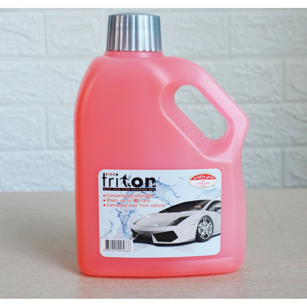 Nước rửa xe và làm bóng xe Waxone Triton Thái Lan (1 Lít)