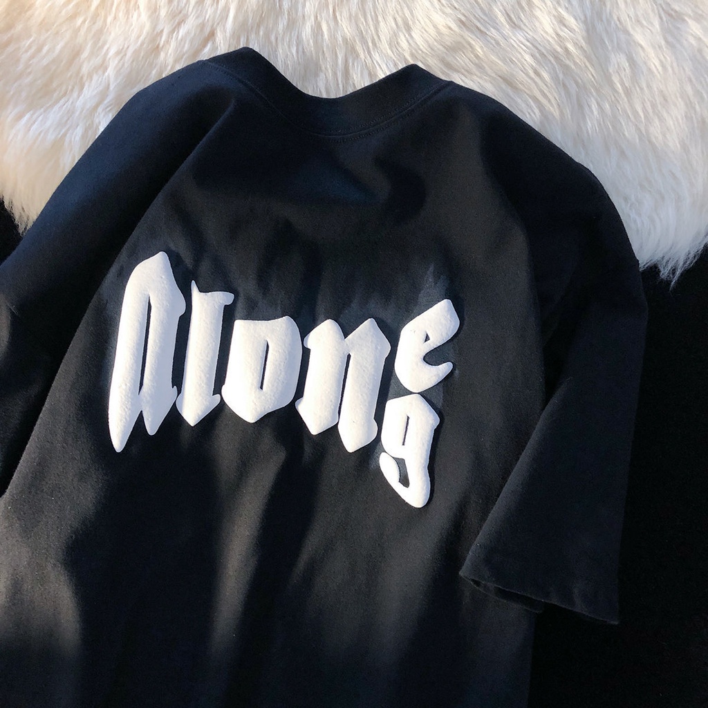 Áo Thun Cotton Tay Ngắn Dáng Rộng Phong Cách Đường Phố Mỹ Thời Trang Mùa Hè Hàng Mới