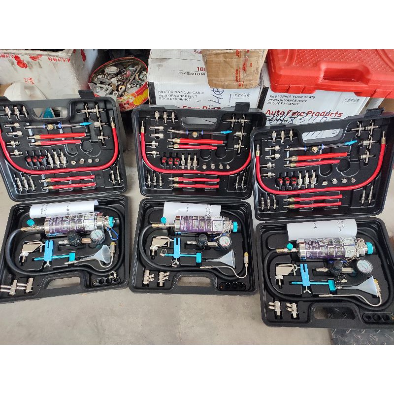 Bộ thiết bị vệ sinh kim phun, buồng đốt trực tiếp máy xăng, dầu dạng treo