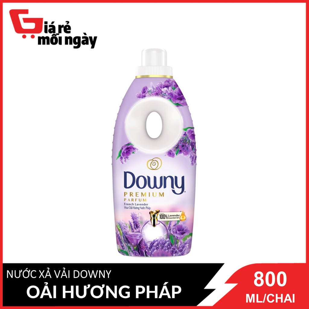 Nước xả vải Downy hương hoa Oải Hương nước Pháp 800 mL / Chai
