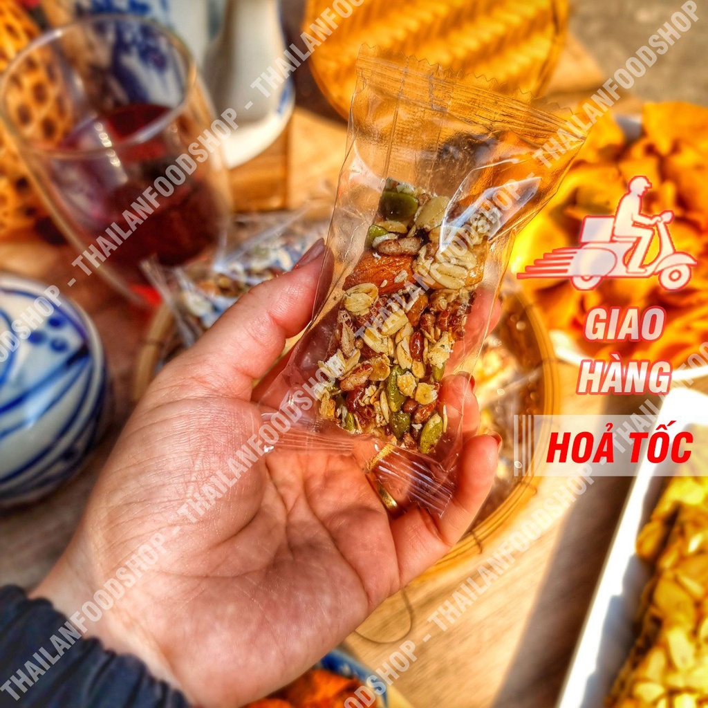 Thạnh Gạo Lứt Granola - Combo 10 thanh rời